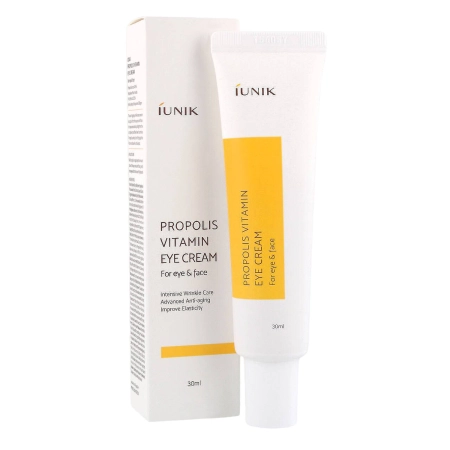 iUNIK - Propolis Vitamin Eye Cream – Paakių Kremas nuo Raukšlių su Propoliu  – 30 ml