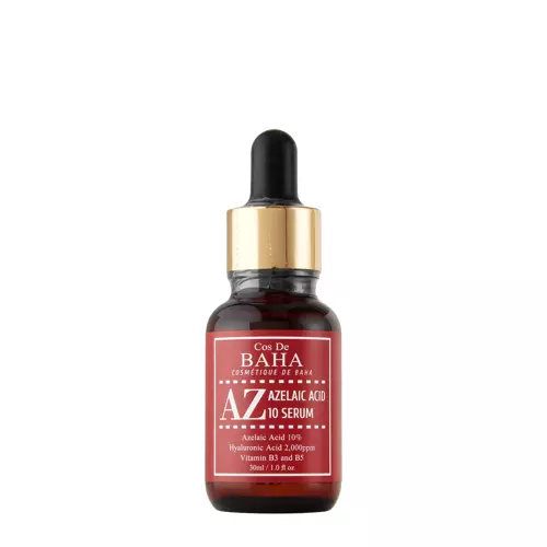 Cos De BAHA - AZ Azelaic Acid 10 Serum - Veido Serumas su 10 % Azelaino Rūgštimi - 30ml