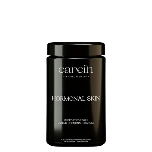 Carein - Hormonal Acne Skin - Dermosuplementas - Spuogų Mažinimas ir Hormoninės Pusiausvyros Palaikymas - 120kaps