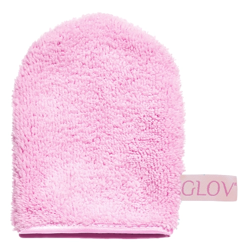 Glov - Water-Only Makeup Removal Skin Cleansing Mitt - Rękawica do Demakijażu  →  Pirštinė Makiažui Valyti - Cozy Rose - 1vnt