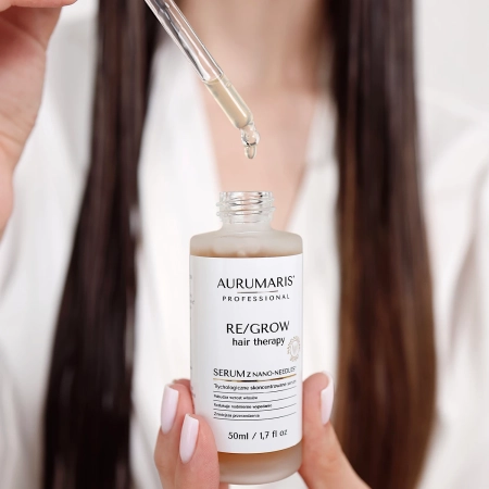 Aurumaris - Re/Grow Serum - Trichologinis Serumas nuo Plaukų Slinkimo su Mikro-Adatomis - 50ml