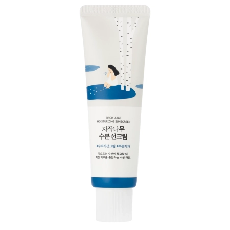 Round Lab - Birch Juice Moisturizing Sun Cream SPF50+ PA++++ - Drėkinamasis Kremas nuo Saulės - 50ml