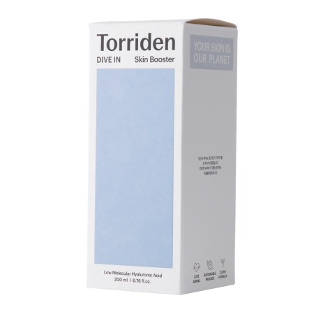 Torriden - Dive In - Low Molecular Hyaluronic Acid Skin Booster - Booster'is su Hialurono Rūgštimi - 200ml