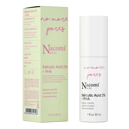 Nacomi - Next Lvl - Salicilo rūgštis 2% + PHA - 30ml