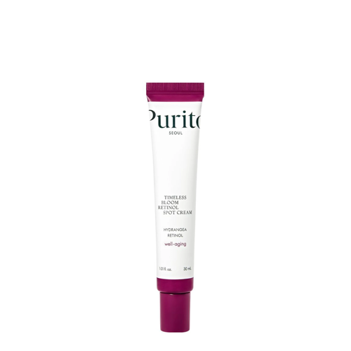 Purito Seoul - Timeless Bloom Retinol Spot Cream - Kremas nuo Raukšlių su Retinoliu - 30ml