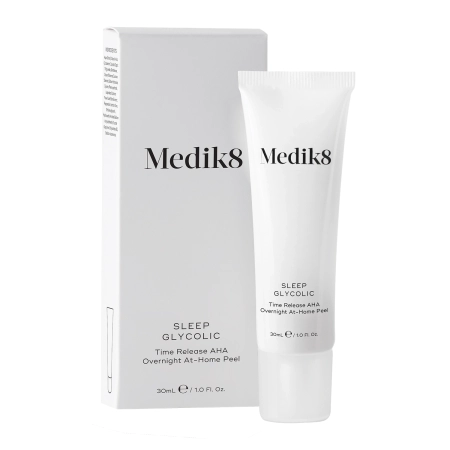 Medik8 - Sleep Glycolic - Naktinis Šveitiklis su Lėtai Išsiskiriančių AHA Rūgščių Technologija - 30ml
