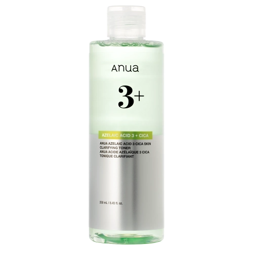 Anua - Azelaic Acid 3 Cica Skin Clarifying Toner - Tonikas Mažinantis Odos Netobulumus - 250ml
