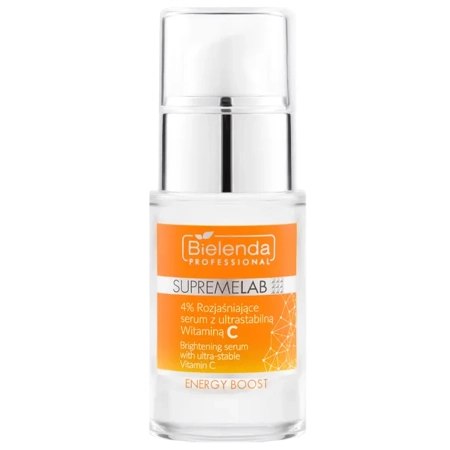 Bielenda Professional - Supremelab - Energy Boost - 4 % Šviesinantis Serumas su Itin Stabiliu Vitaminu C - 15 ml
