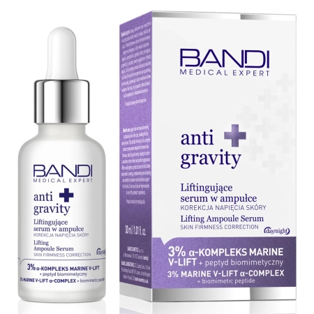 Bandi - Anti Gravity - Liftinguojamasis Serumas Ampulėje Odos Stangrumui Koreguoti - 30ml