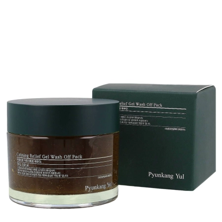 Pyunkang Yul - Calming Relief Gel Wash Off Pack - Raminamoji Gelinė Veido Kaukė - 100g