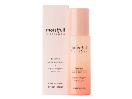 Etude House - Moistfull Collagen Essence - Lengva Veido Esencija su Kolagenu - 80ml