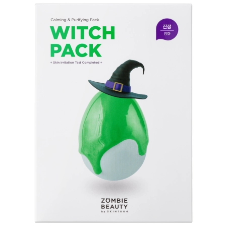 ZOMBIE BEAUTY by SKIN1004 - Witch Pack - Giliai Valanti Kaukė su Žaliąja Arbata - 8 vnt. x 15g