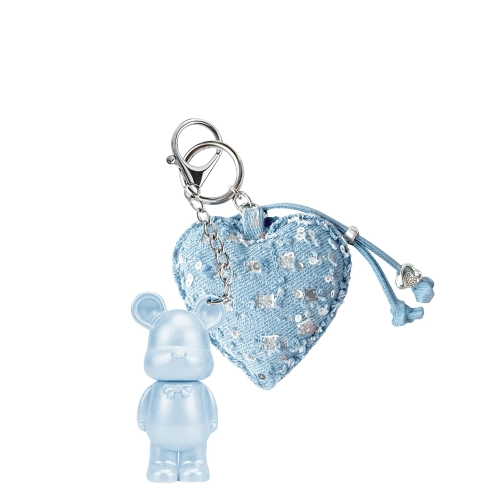 LOVRO - Denim Sugar Teddy Shimmer Lipgloss - Lūpų Blizgis su Švytinčiomis Dalelėmis - 01 Heart Drop - 1,4g