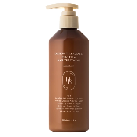 HEVEBLUE - Salmon PullKeratin Centella Hair Treatment - Regeneruojantis Kondicionierius Plaukams - 300ml