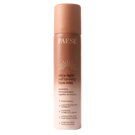 Paese - Ultra-Light Self Tanning Face Mist - Ultra Lengva Savaiminio Įdegio Veido Migla - 75ml