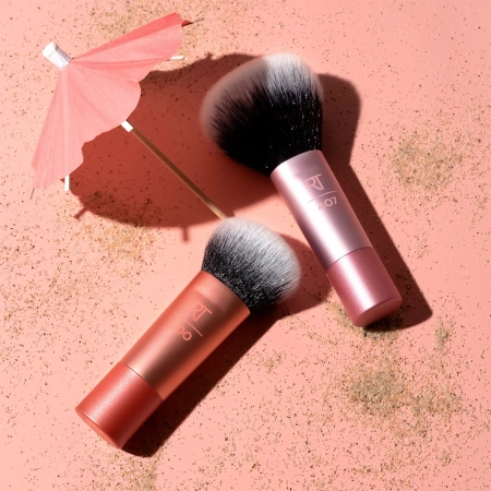 Real Techniques - Mini Brush Duo - Mini Makiažo Šepetėlių Rinkinys