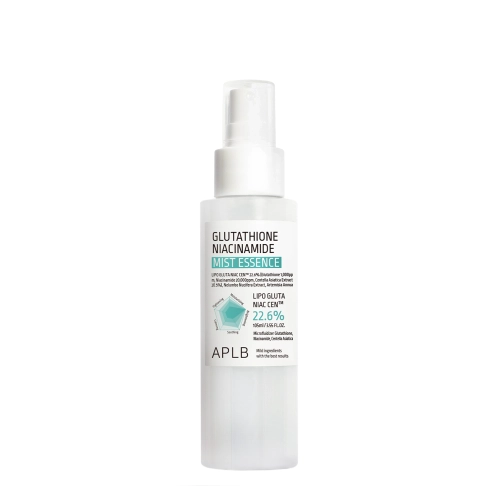 APLB - Glutathione Niacinamide Mist Essence - Šviesinanti Veido Esencija Purškalo Pavidalu - 105ml