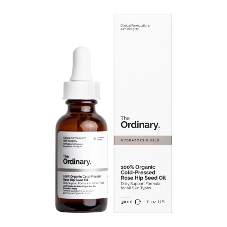 The Ordinary - 100% Organic Cold-Pressed Rose Hip Seed Oil – 100 % Ekologiškas Šalto Spaudimo Erškėtuogių Sėklų Aliejus – 30 ml