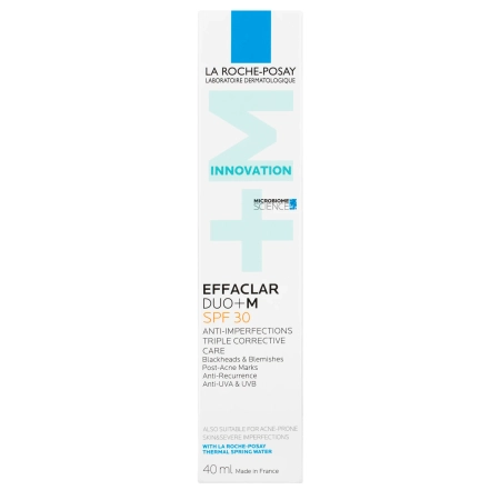 La Roche-Posay - Effaclar Duo+ SPF30 - Kremas nuo Odos Netobulumų su UV Apsauga - 40ml