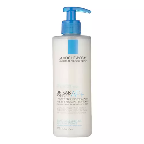 La Roche-Posay - Lipikar Syndet AP+ - Lipidų atsargas papildantis prausiamasis kremas - 400ml