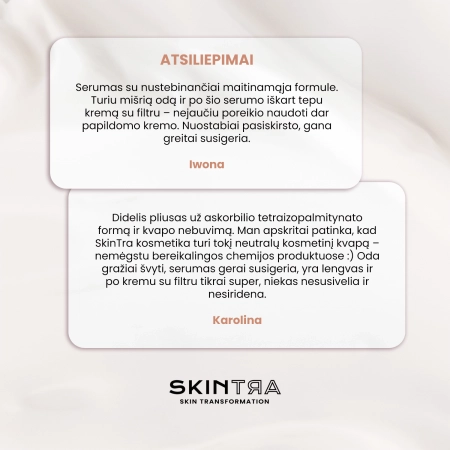 SkinTra - C The Light - Serumas su Vitaminu C Tetra 10% - 30ml