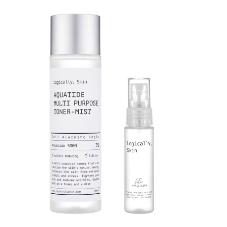 Logically, Skin - Aquatide Multi Purpose Toner Mist – Drėkinamasis Veido Tonikas – 200 ml