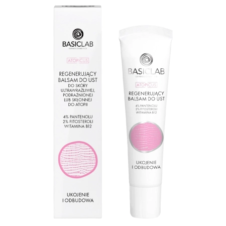 BasicLab - Atopicus Regeneruojantis Lūpų Balzamas - 15ml