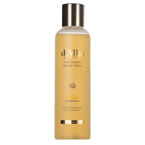 d'Alba - Vita Toning Serum Toner - Drėkinamasis ir Šviesinantis Serumo Tonikas - 180ml