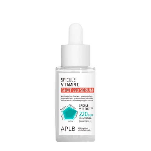 APLB - Spicule Vitamin C Shot 220 Serum - Mikroadatinis Serumas su Vitaminu C - 40ml