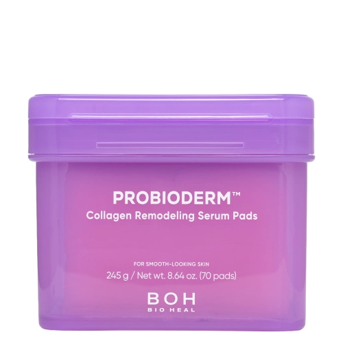 BIOHEAL BOH - Probioderm Collagen Remodeling Serum Pads - Drėkinamieji Veido Diskeliai - 70vnt/245g