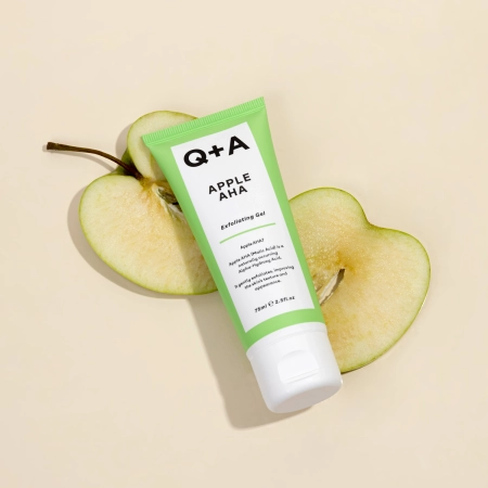 Q+A - Apple AHA - Exfoliating Gel - Šveičiamasis gelis su obuolių rūgštimi - 75ml