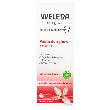 WELEDA - Dantų Pasta su Ratanija - 75ml