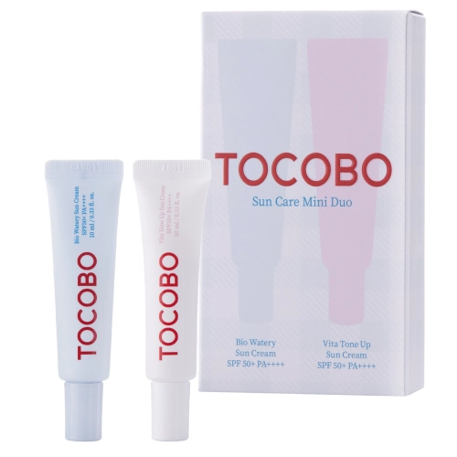 Tocobo - Sun Care Mini Duo – Apsauginių Kremų nuo Saulės SPF 50+ PA++++ Rinkinys – 2 x 10 ml