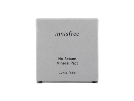 Innisfree - No Sebum Mineral Pact - Mineralinė Akmens Pudra - 8,5g