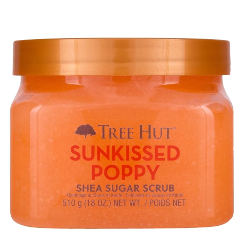 Tree Hut - Shea Sugar Scrub Sunkissed Poppy - Cukrinis Kūno Šveitiklis - 510g