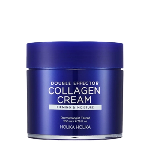 Holika Holika - Double Effector Collagen Cream - Kremas nuo Raukšlių su Kolagenu ir Hialurono Rūgštimi - 200ml
