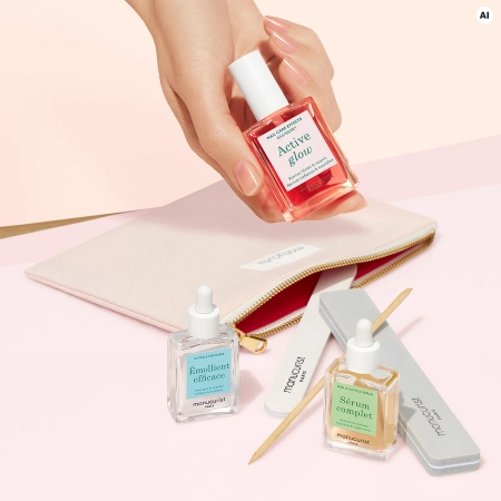 Manucurist - Soin - Glow Manicure Set - Manikiūro Rinkinys - 15ml+15ml+15ml