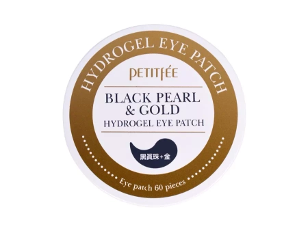 Petitfee - Black Pearl & Gold Eye Patch - Hidrogeliniai Paakių Padeliai - 60vnt.