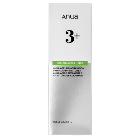 Anua - Azelaic Acid 3 Cica Skin Clarifying Toner - Tonikas Mažinantis Odos Netobulumus - 250ml