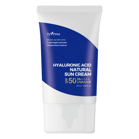 Isntree - Hyaluronic Acid Natural Sun Cream SPF50+/PA++++ - Kremas su Mineraliniu Filtru - 50ml