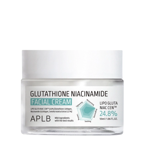 APLB - Glutathione Niacinamide Facial Cream - Šviesinantis Veido Kremas - 55ml