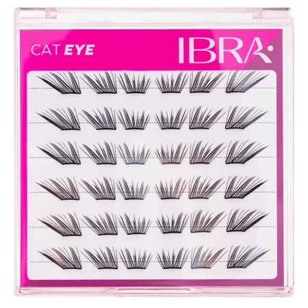 Ibra Makeup - Lipnūs Blakstienų Kuokšteliai - Cat Eye - 3mm
