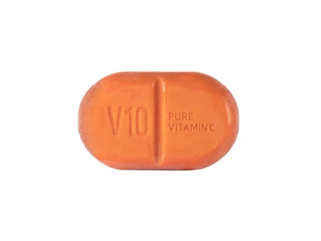 Some By Mi - Pure Vitamin C V10 Cleansing Bar - Balinantis ir šviesinantis muilas - 106g