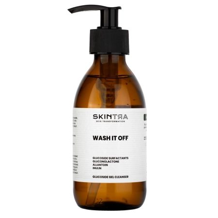 SkinTra - Wash It Off - Gliukozidinis Valomasis Gelis - 200ml