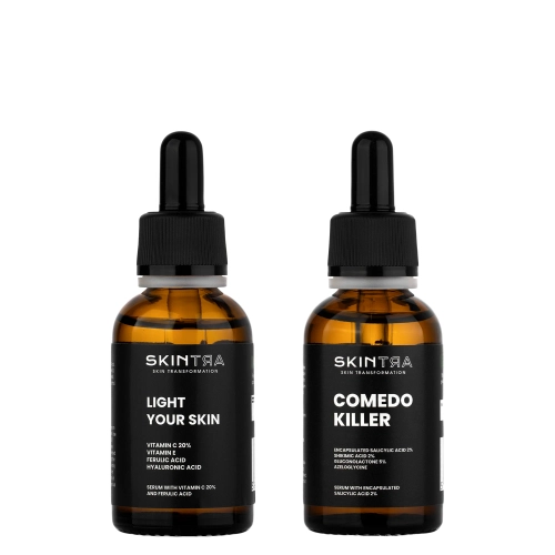 SkinTra - Rinkinys Clear & Bright Duo - 30 ml + 30 ml