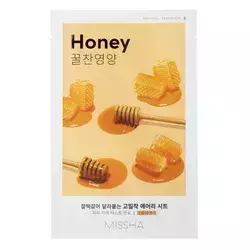 Missha - Airy Fit  Sheet Mask - Honey – Regeneruojamoji Lakštinė Kaukė – 19 g