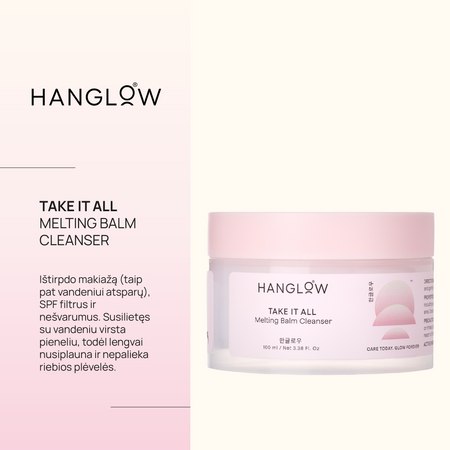HanGlow - Take It All - Melting Balm Cleanser - Valomasis balzamas makiažui nuvalyti - 100 ml