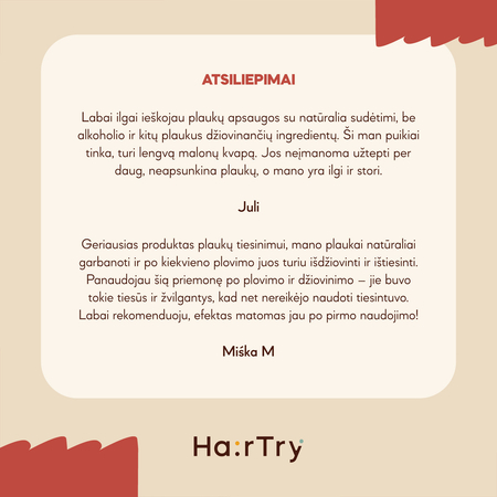 HairTry - Heat Lock - Nenuplaunamas Kondicionierius - 200ml