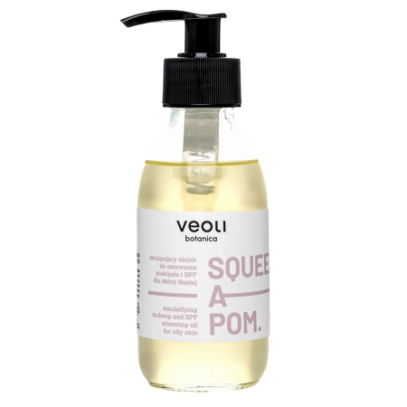 Veoli Botanica - Emulguojantis Aliejus Makiažui ir SPF Šalinti Riebiai Odai - 150ml