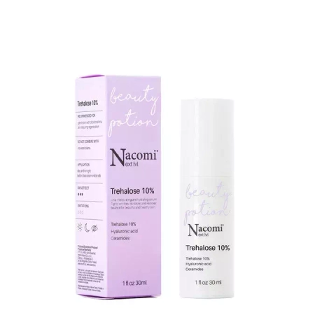 Nacomi - Next Level - Trehalose 10% - Intensyviai Drėkinantis Serumas su Trehaloze ir Hialurono Rūgštimi - 30ml